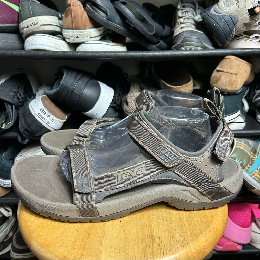 Teva minam brown strappy sandals - Picture 3 of 8